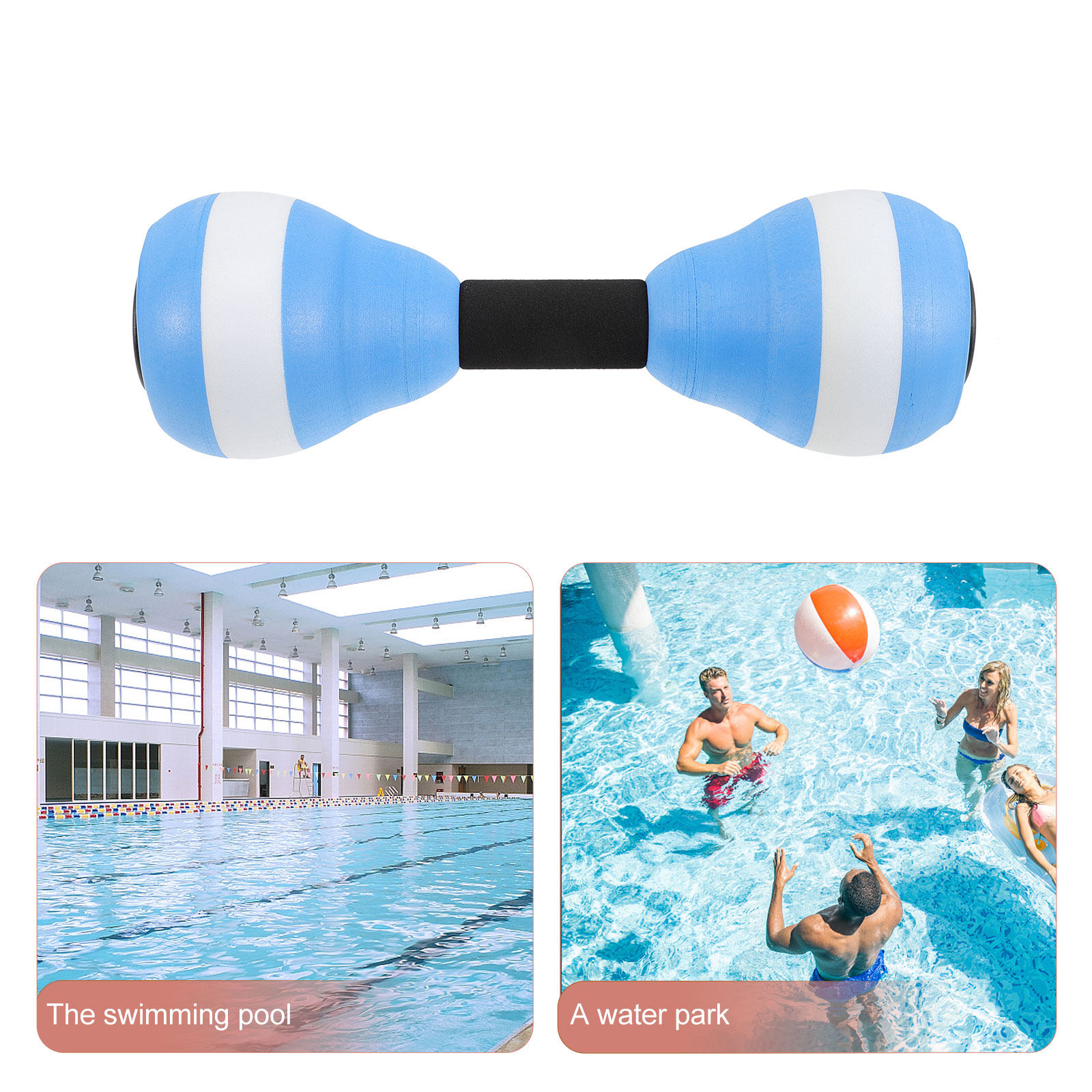 ดัมเบลลอยน้ำ EVA 1 คู่ อุปกรณ์ - Aquatic Aerobics บทวิจารณ์และราคา